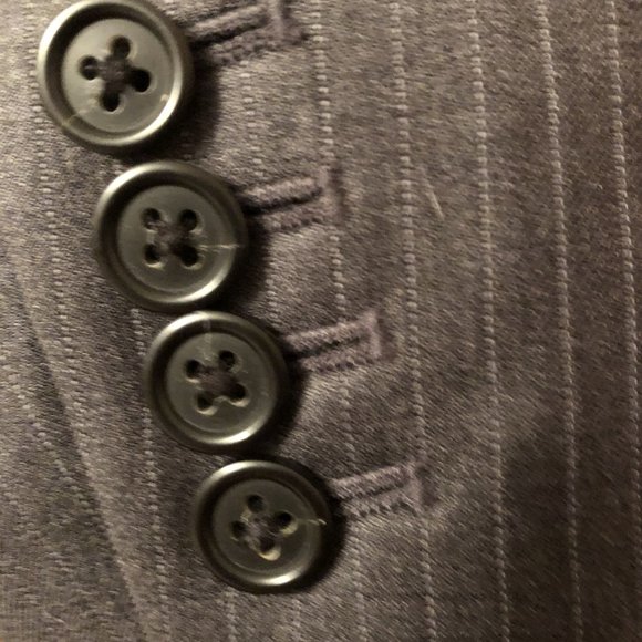 J. Crew beautiful dr grey pin stripe jacket - Picture 5 of 7